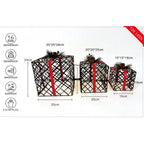 WestWood Christmas Lighted Gift Boxes Set of 3