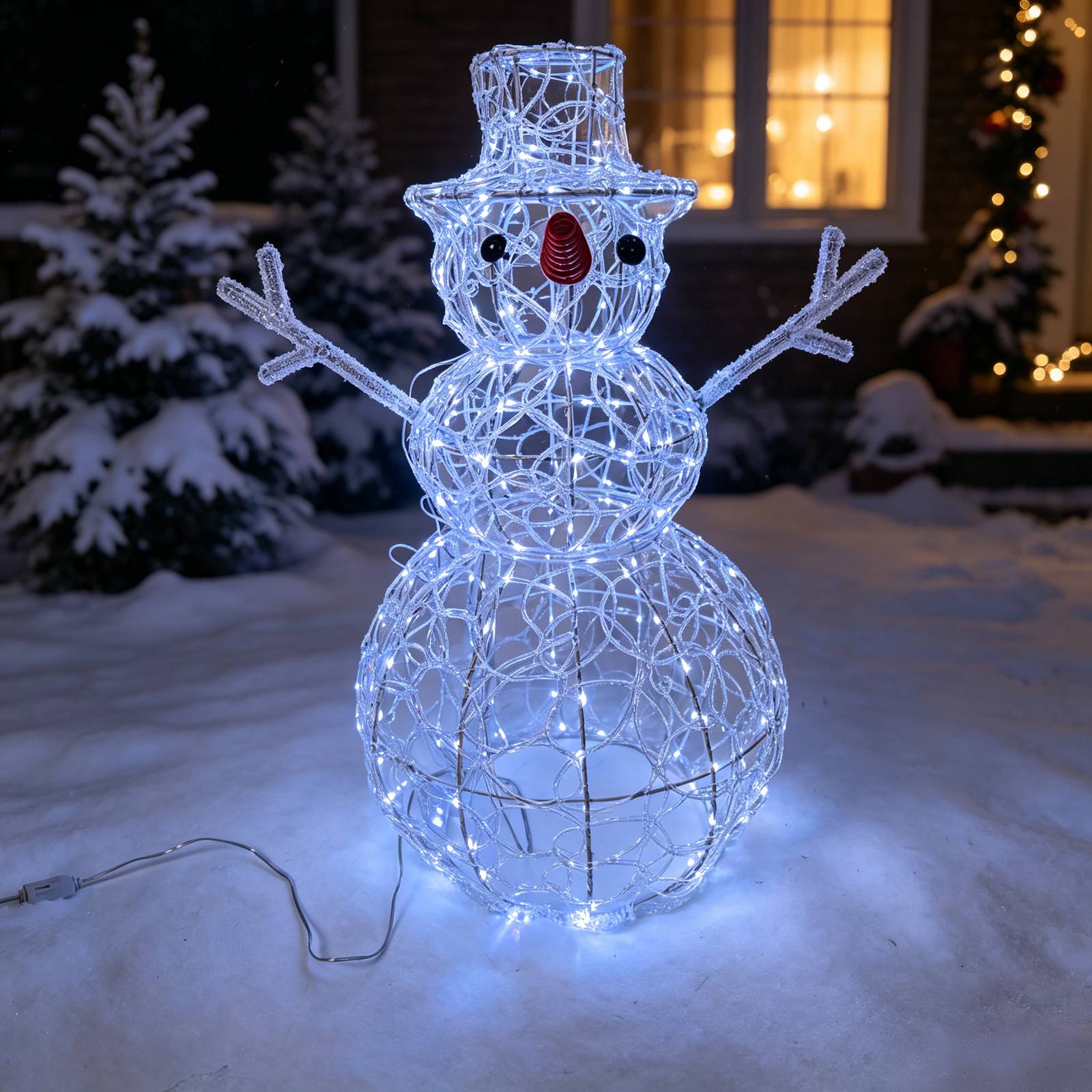 WestWood Acrylic Christmas Snowman Light