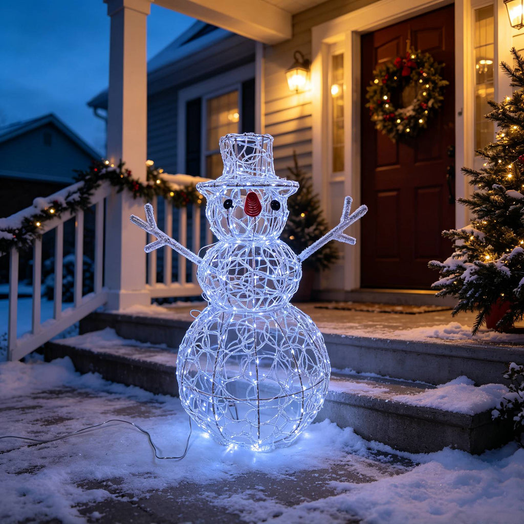 WestWood Acrylic Christmas Snowman Light