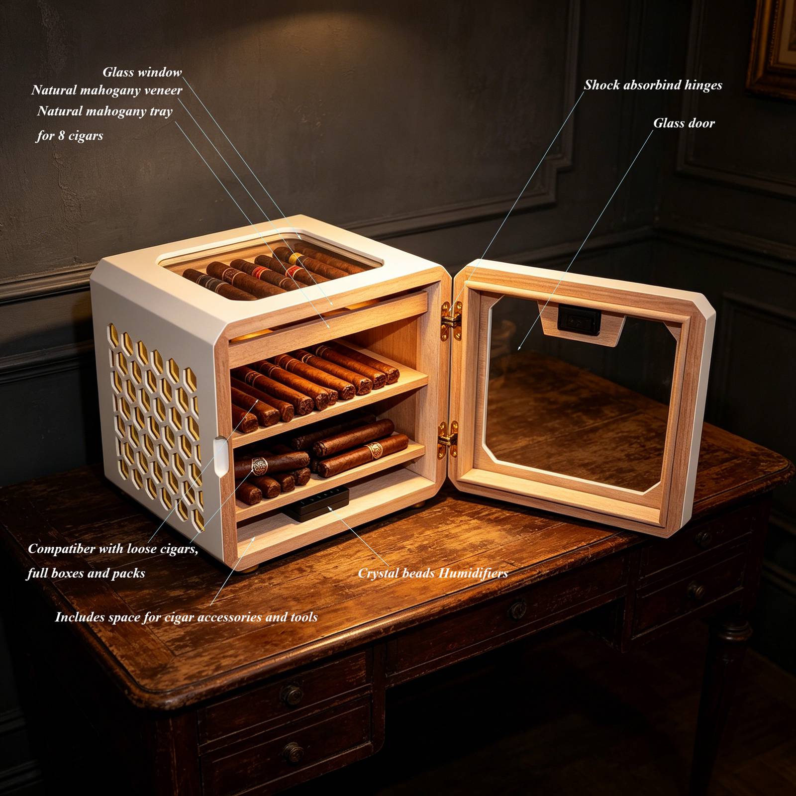 WestWood Cigar Humidor Cabinet CHC03