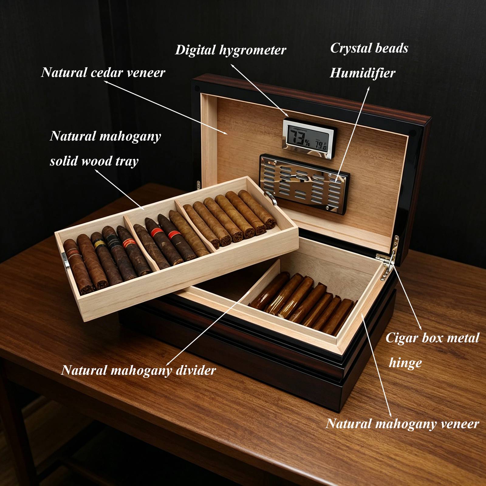 WestWood Cigar Humidor CH15