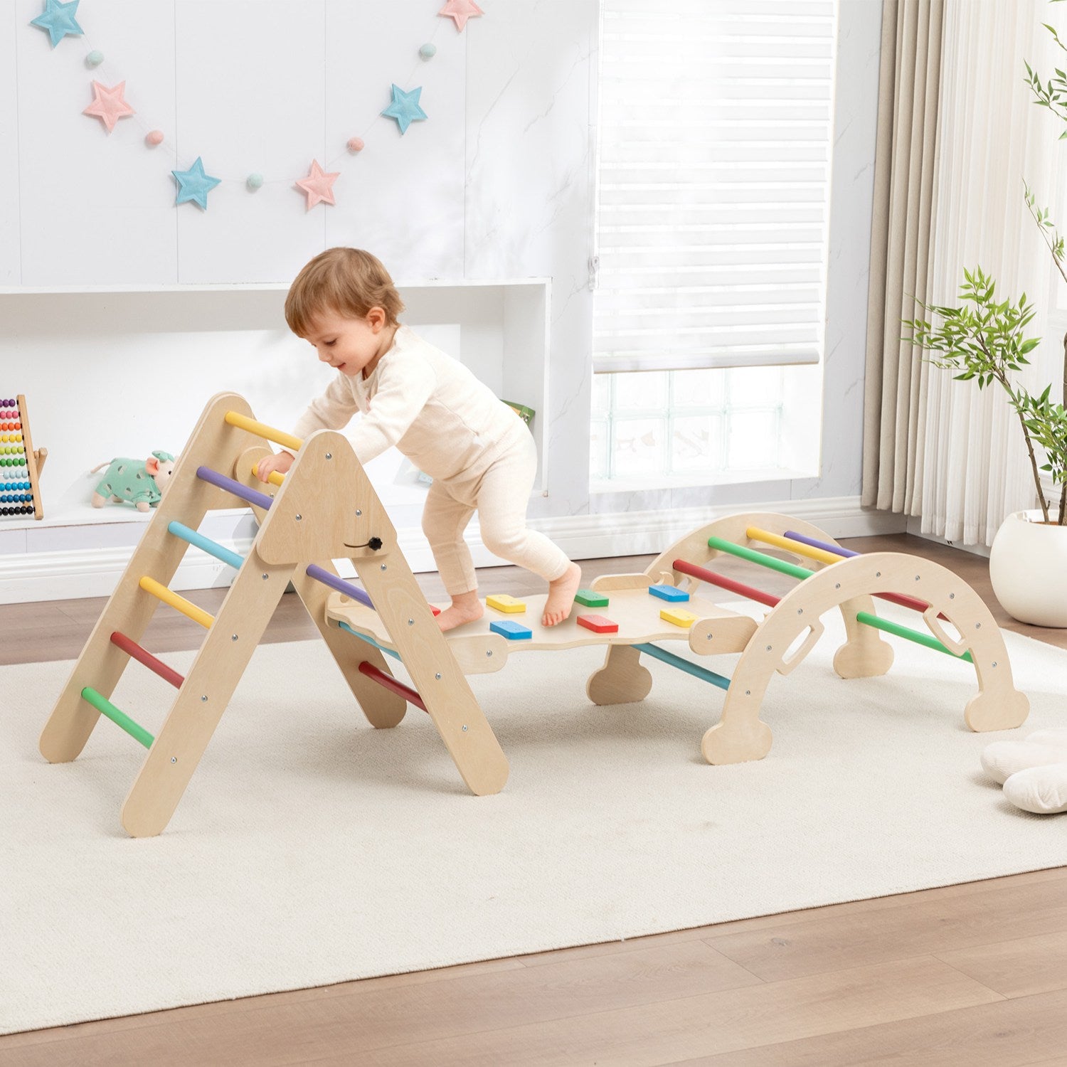 Galactica Wooden Small Climbing Frame