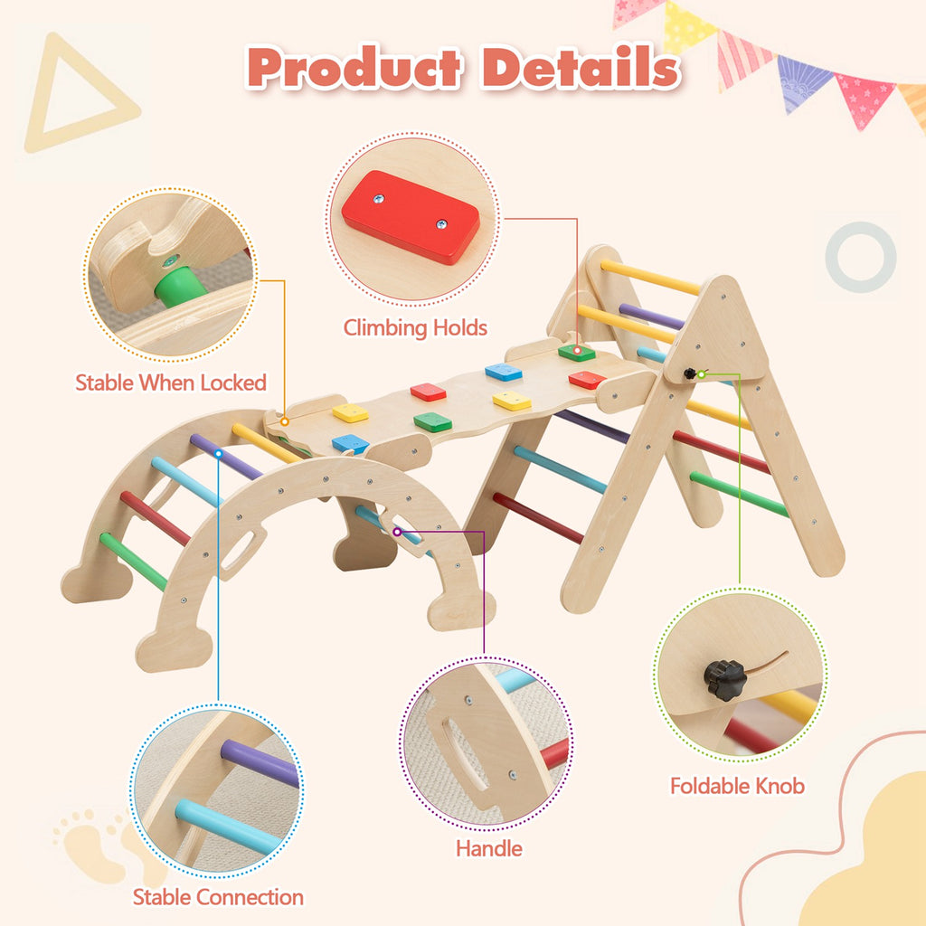 Galactica Wooden Small Climbing Frame
