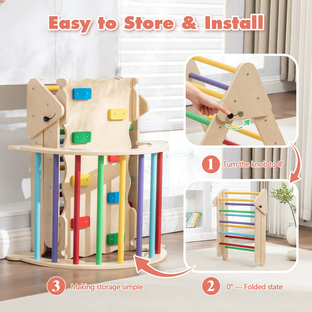 Galactica Wooden Small Climbing Frame