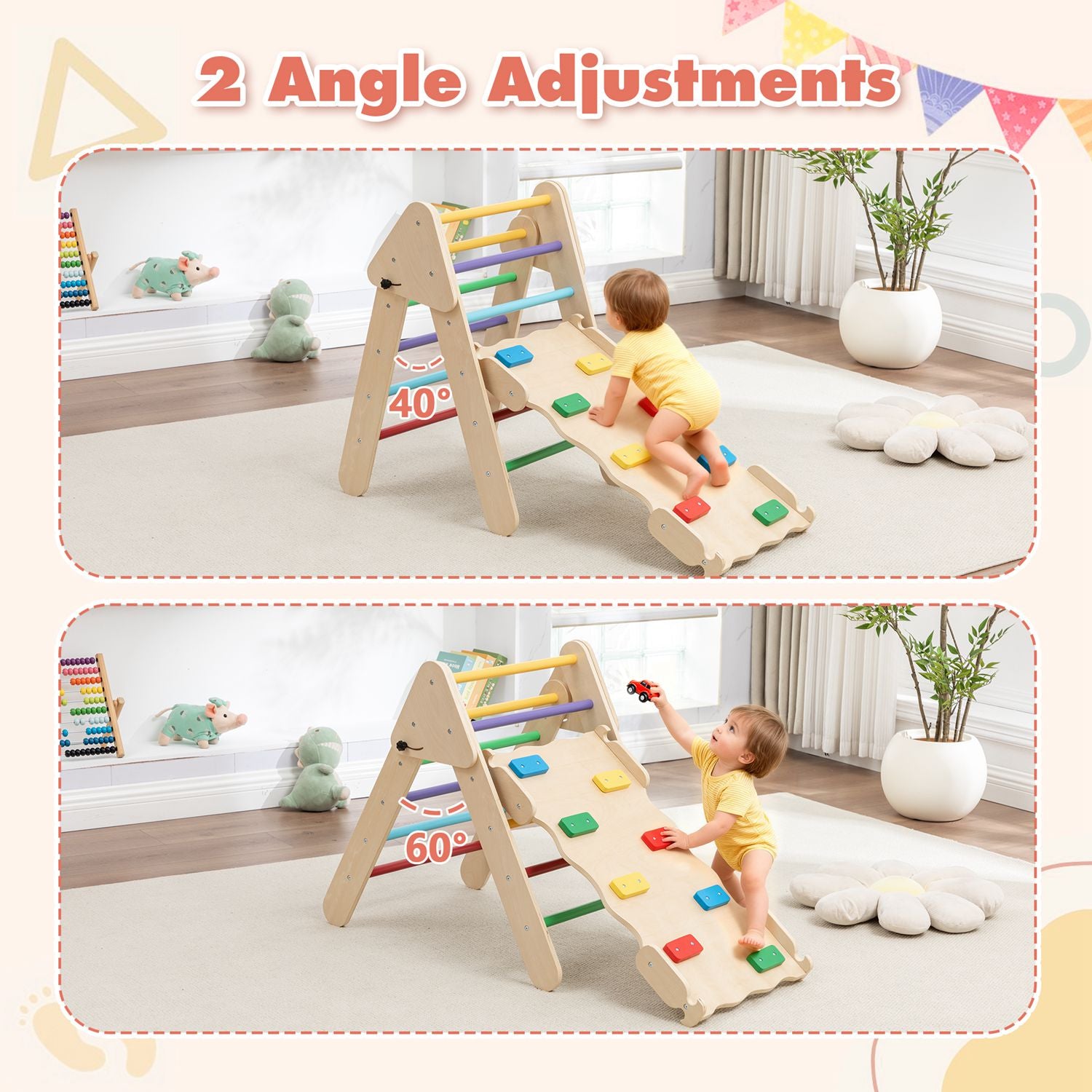 Galactica Wooden Small Climbing Frame