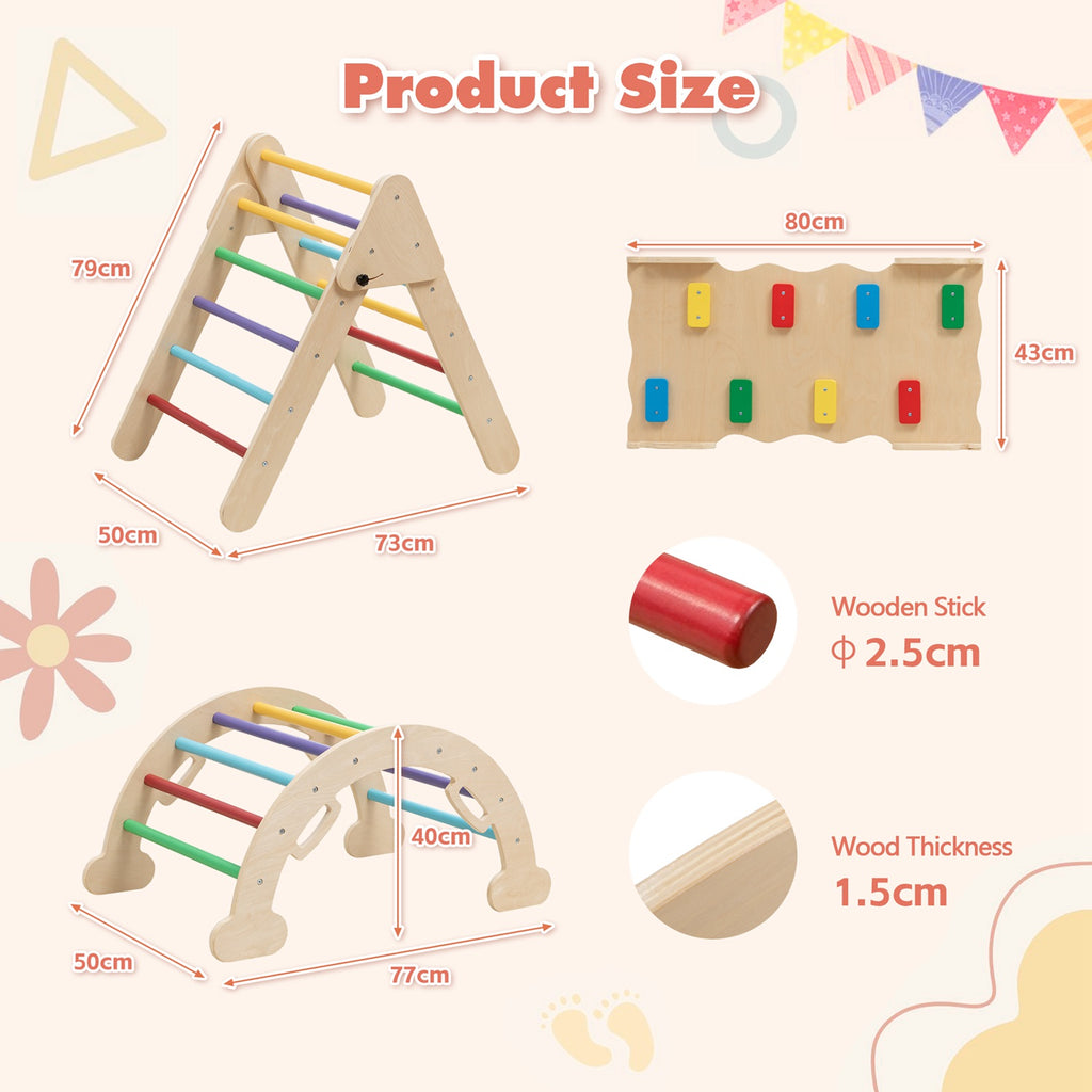 Galactica Wooden Small Climbing Frame