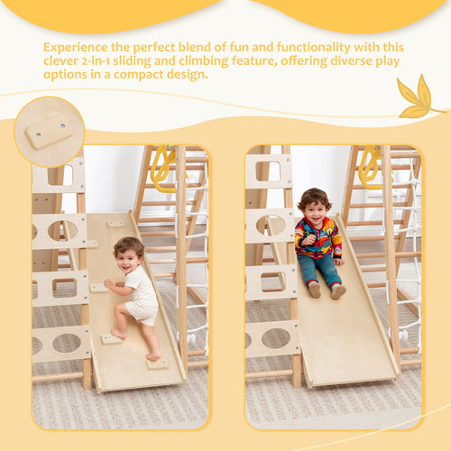 Galactica Large Wooden Climbing Frame