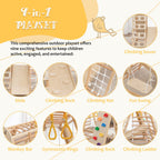 Galactica Large Wooden Climbing Frame