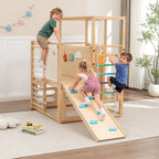 GALACTICA 9-in-1 Wooden Indoor Jungle Gym Playset PG09