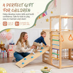 GALACTICA 9-in-1 Wooden Indoor Jungle Gym Playset PG09