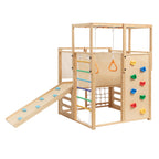 GALACTICA 9-in-1 Wooden Indoor Jungle Gym Playset PG09