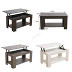WestWood Coffee Table Lift Up Top Desk