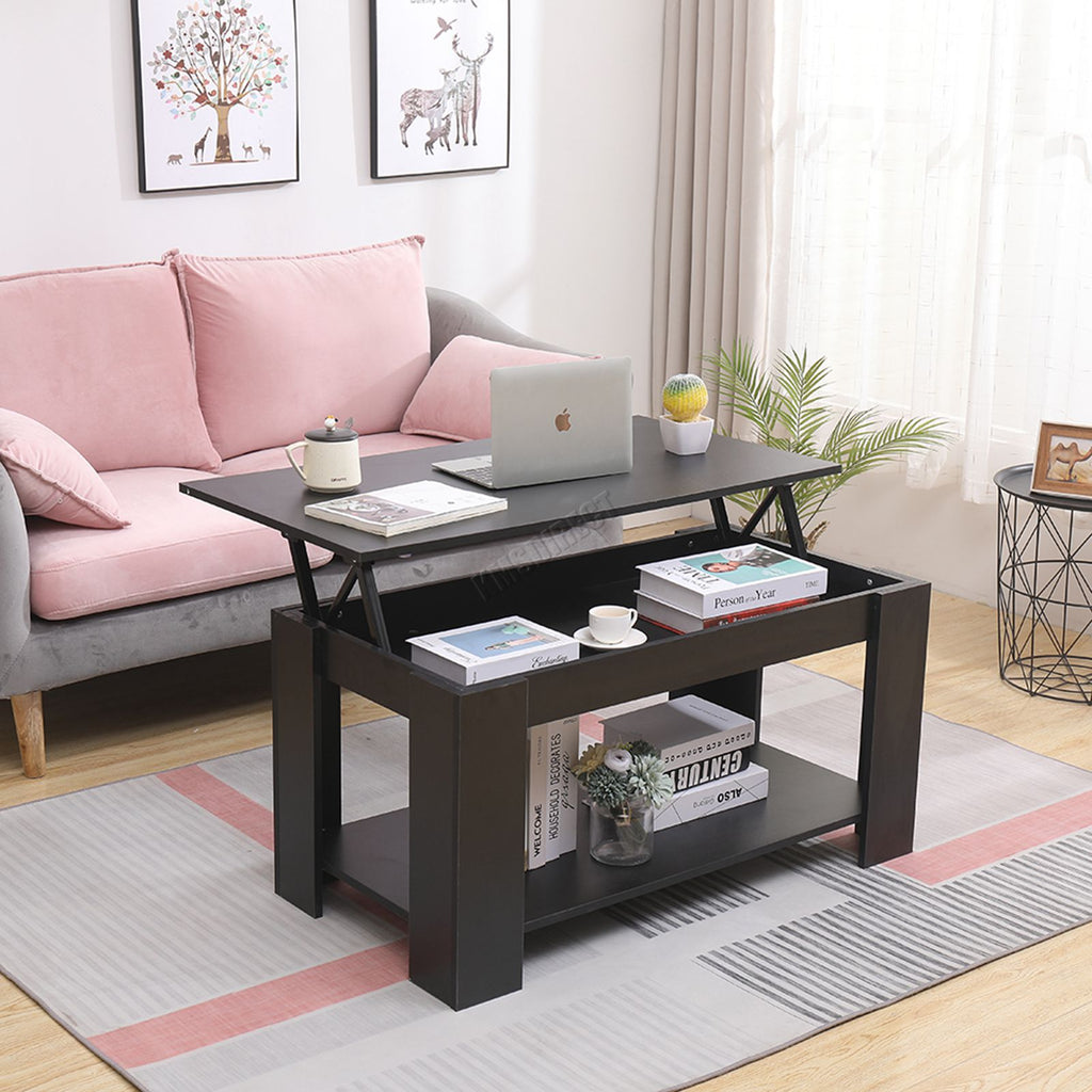WestWood Coffee Table Lift Up Top Desk