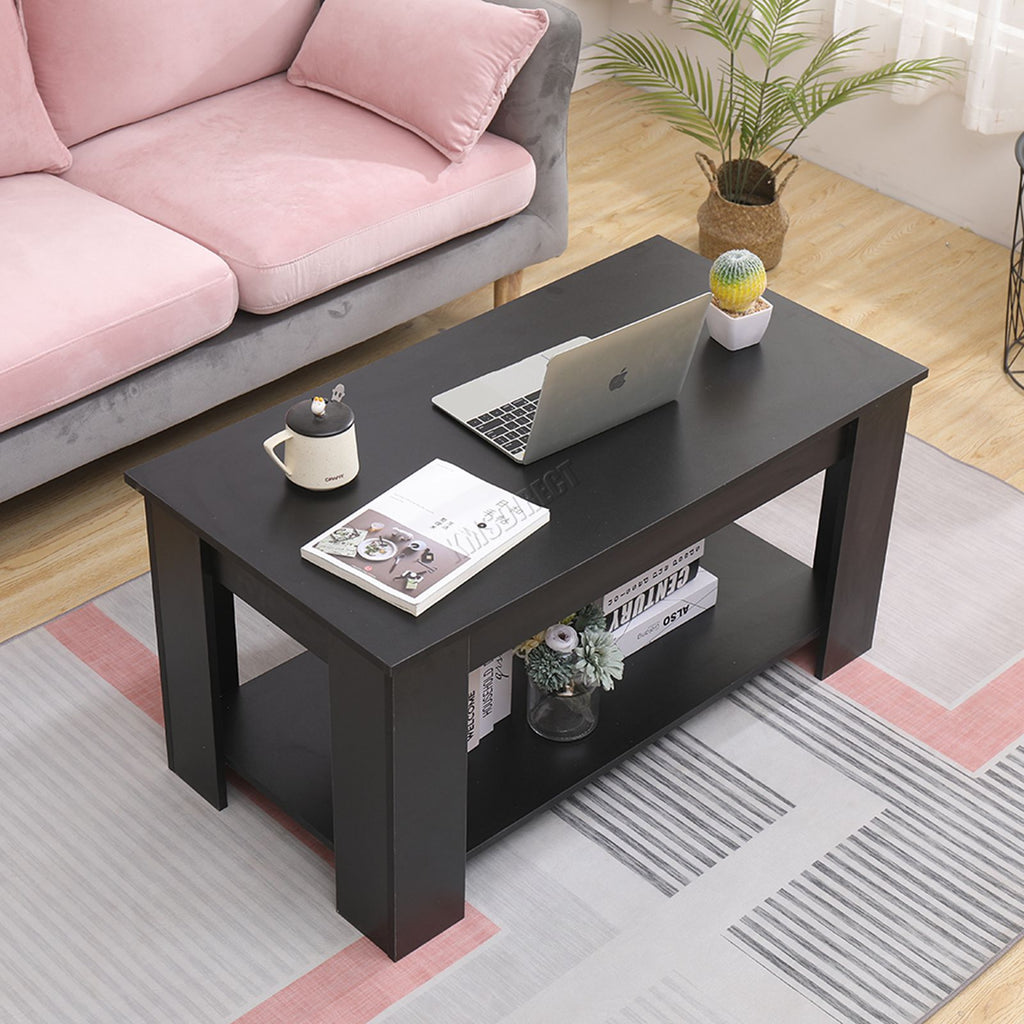 WestWood Coffee Table Lift Up Top Desk