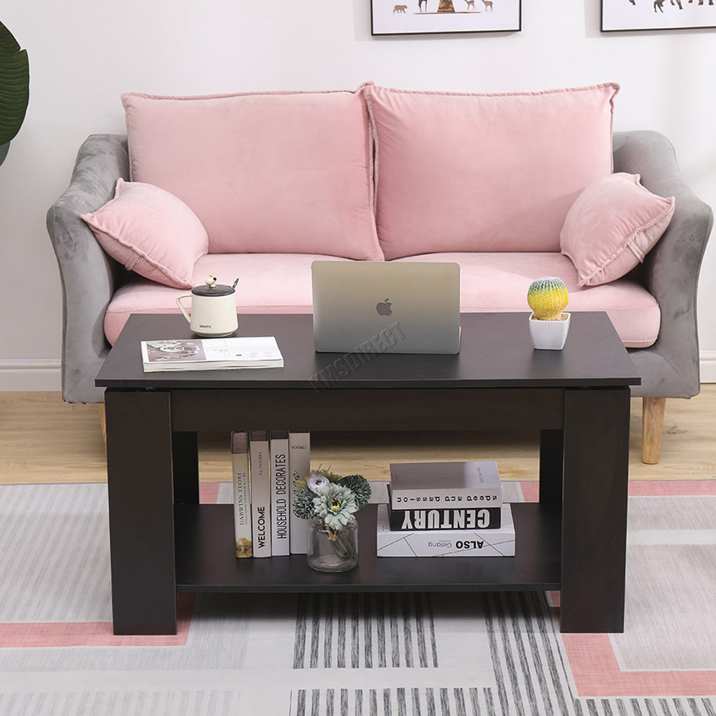 WestWood Coffee Table Lift Up Top Desk