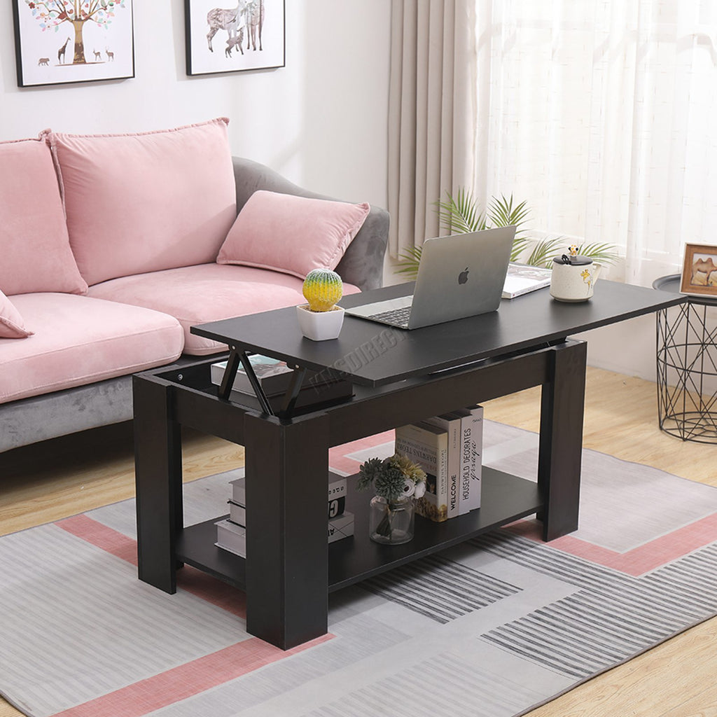 WestWood Coffee Table Lift Up Top Desk