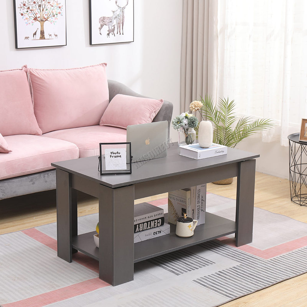 WestWood Coffee Table Lift Up Top Desk