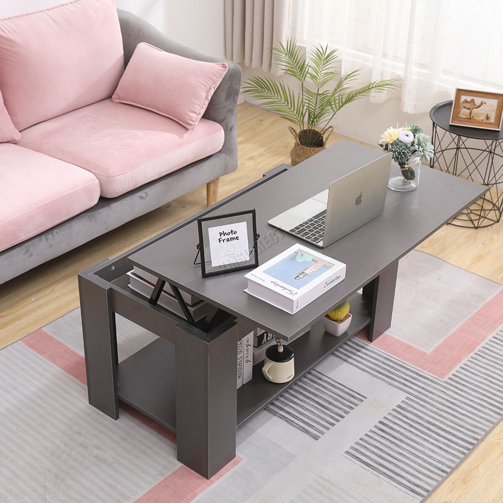 WestWood Coffee Table Lift Up Top Desk