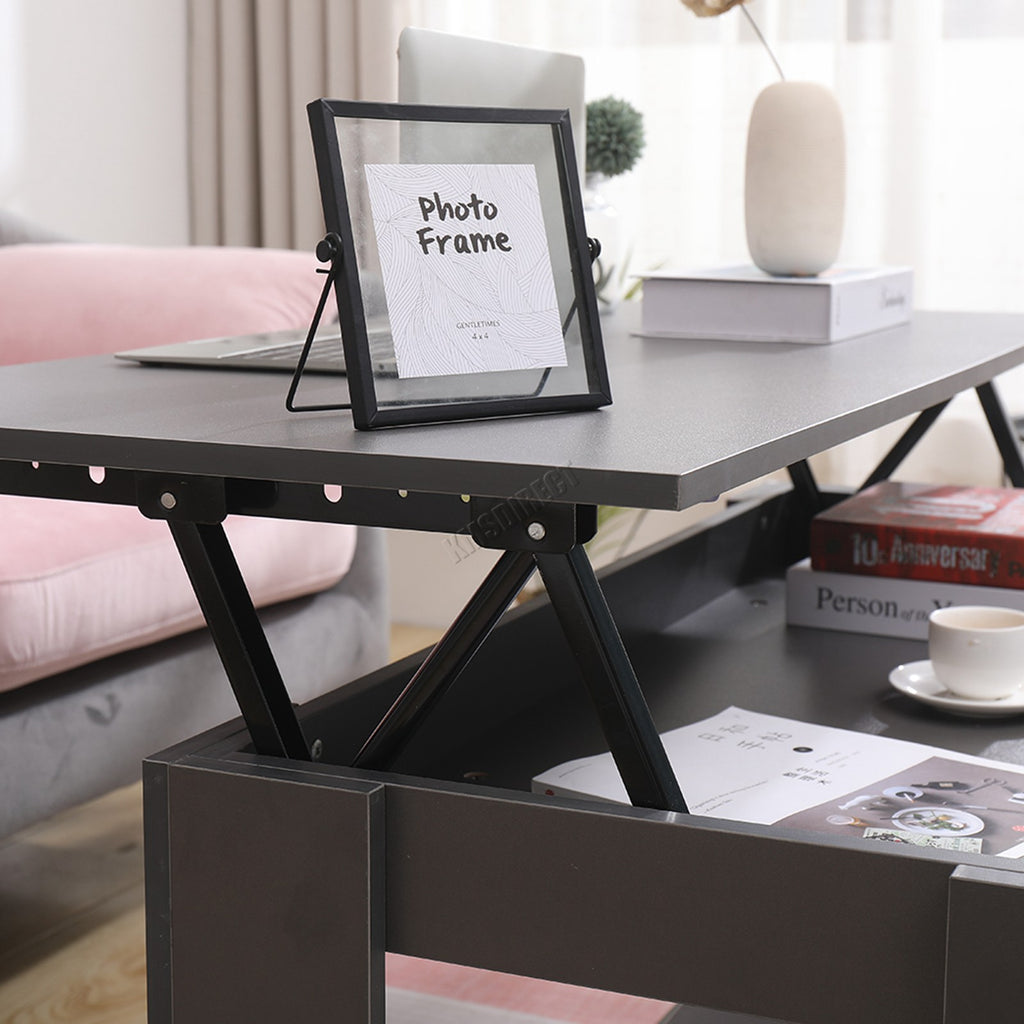 WestWood Coffee Table Lift Up Top Desk