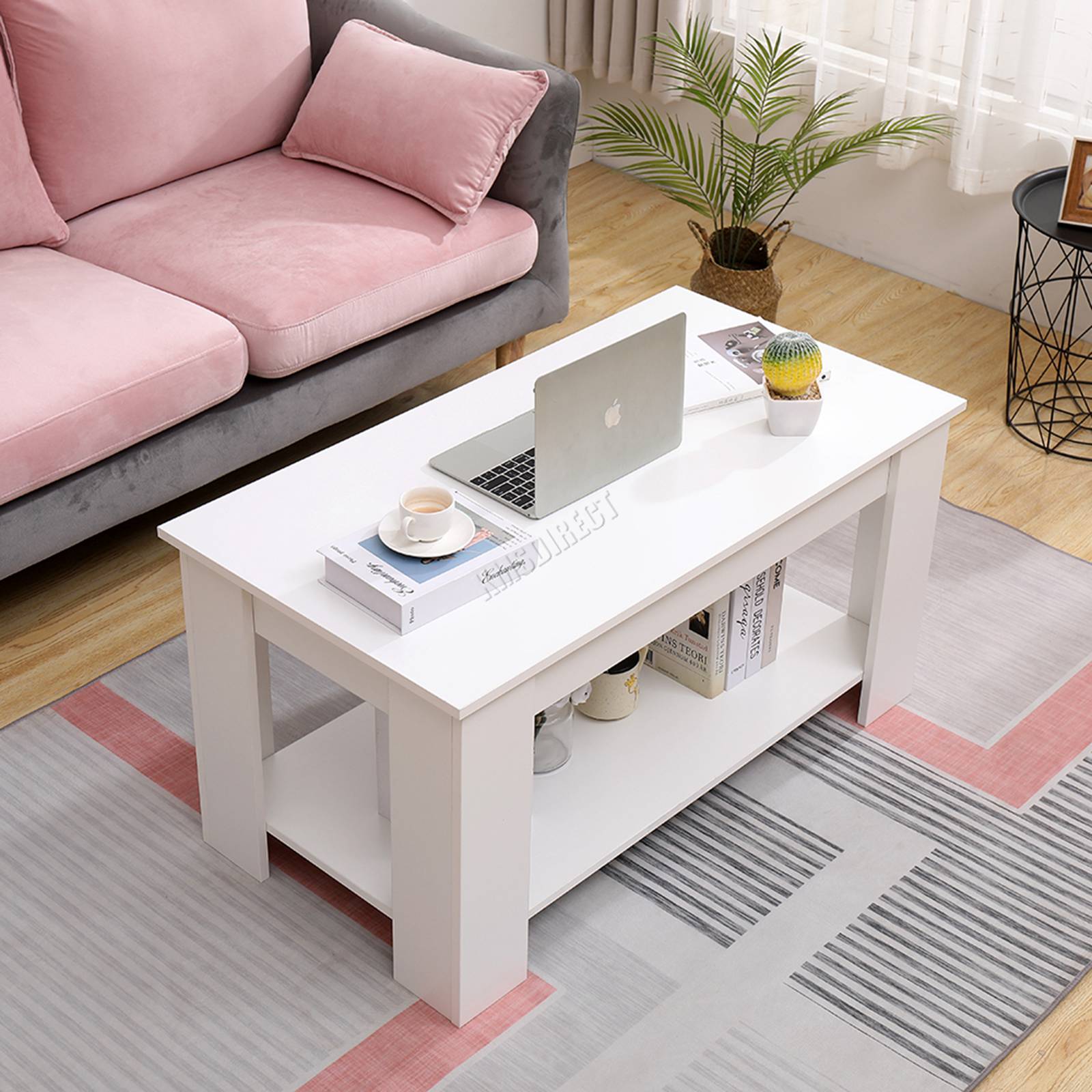 WestWood Coffee Table Lift Up Top Desk