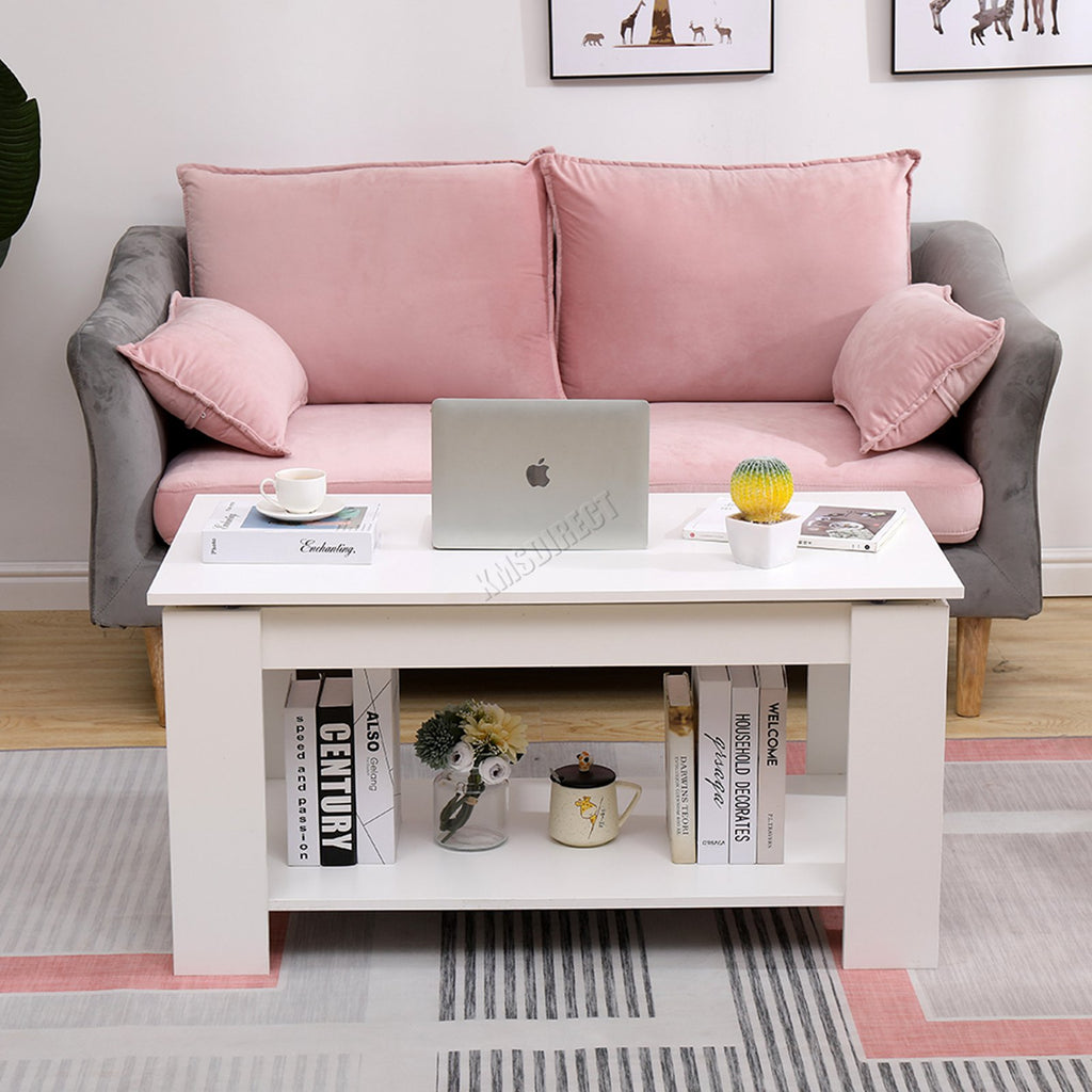 WestWood Coffee Table Lift Up Top Desk