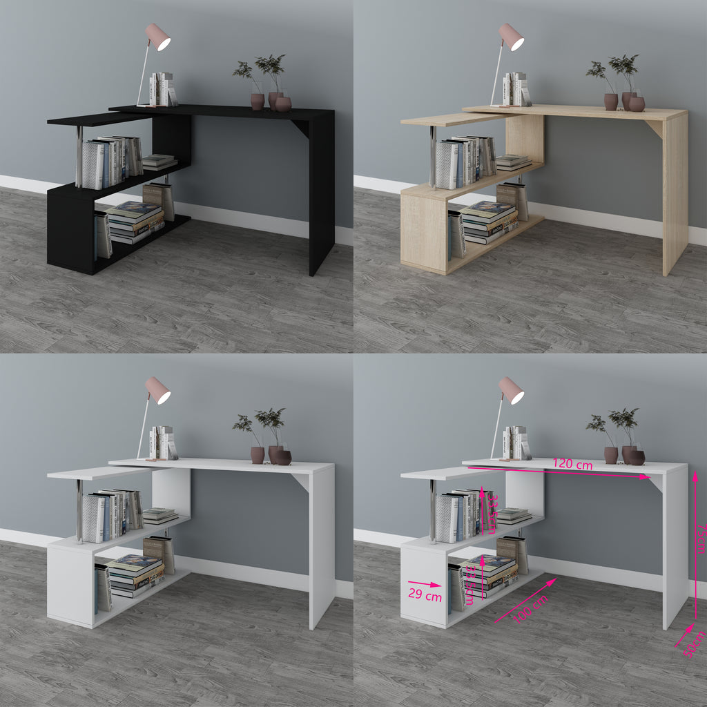 WestWood Rotary L-Shape Corner Computer Desk CD18