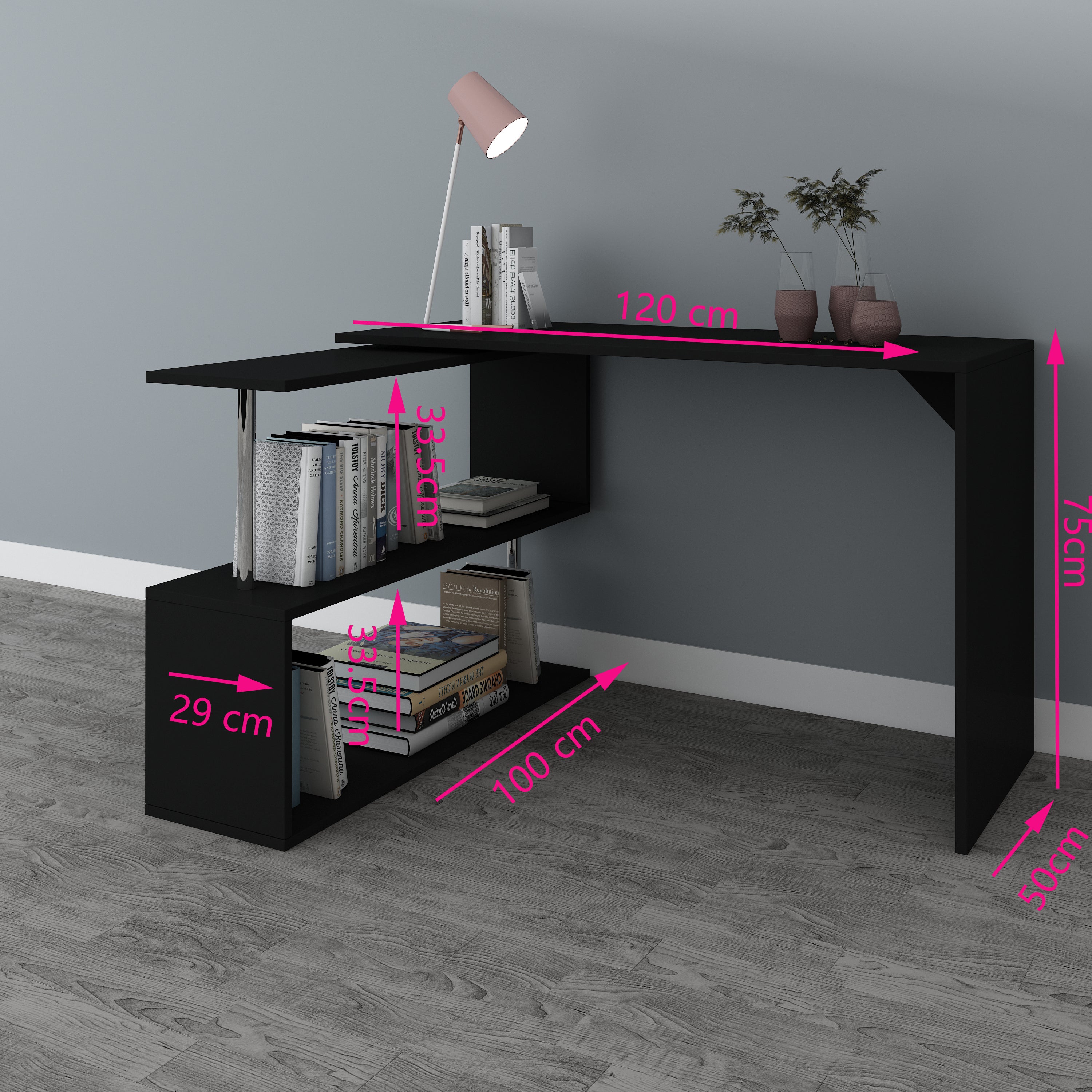 WestWood Rotary L-Shape Corner Computer Desk CD18