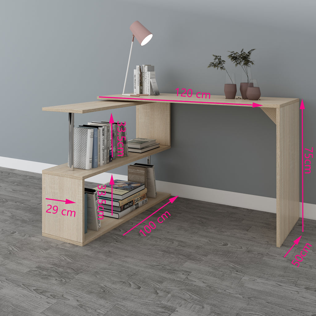 WestWood Rotary L-Shape Corner Computer Desk CD18