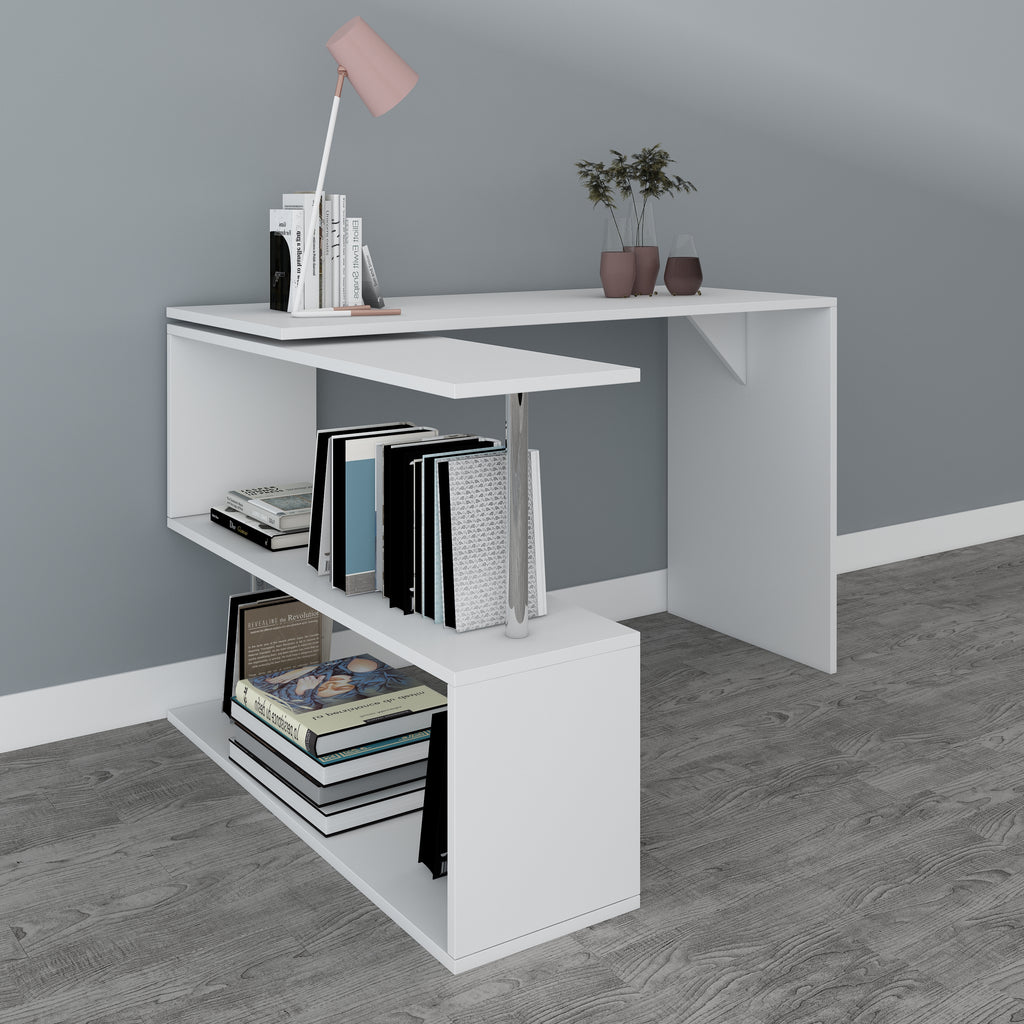 WestWood Rotary L-Shape Corner Computer Desk CD18