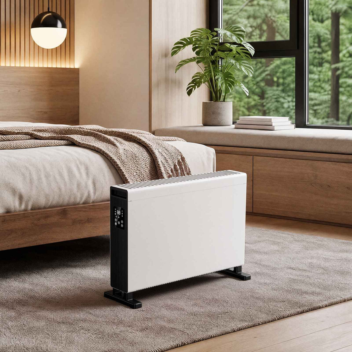 HEATSURE 2000W Convector Heater With Turbo Fan White