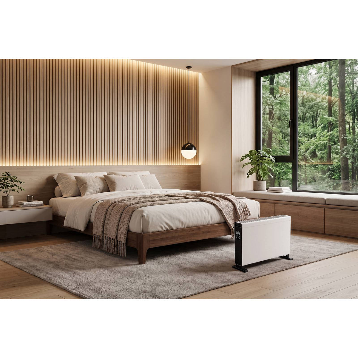 HEATSURE 2000W Convector Heater With Turbo Fan White