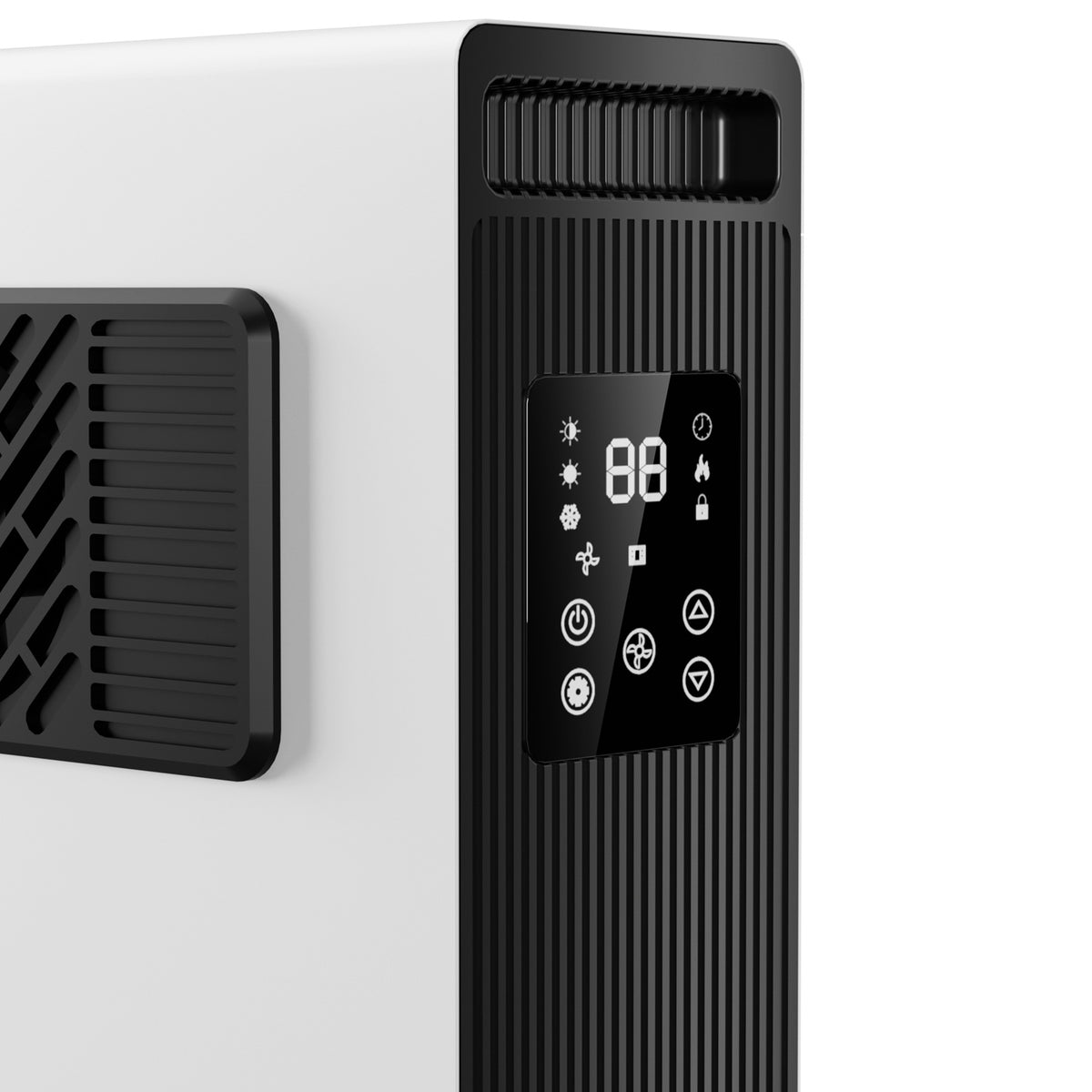 HEATSURE 2000W Convector Heater With Turbo Fan White