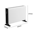HEATSURE 2000W Convector Heater With Turbo Fan White