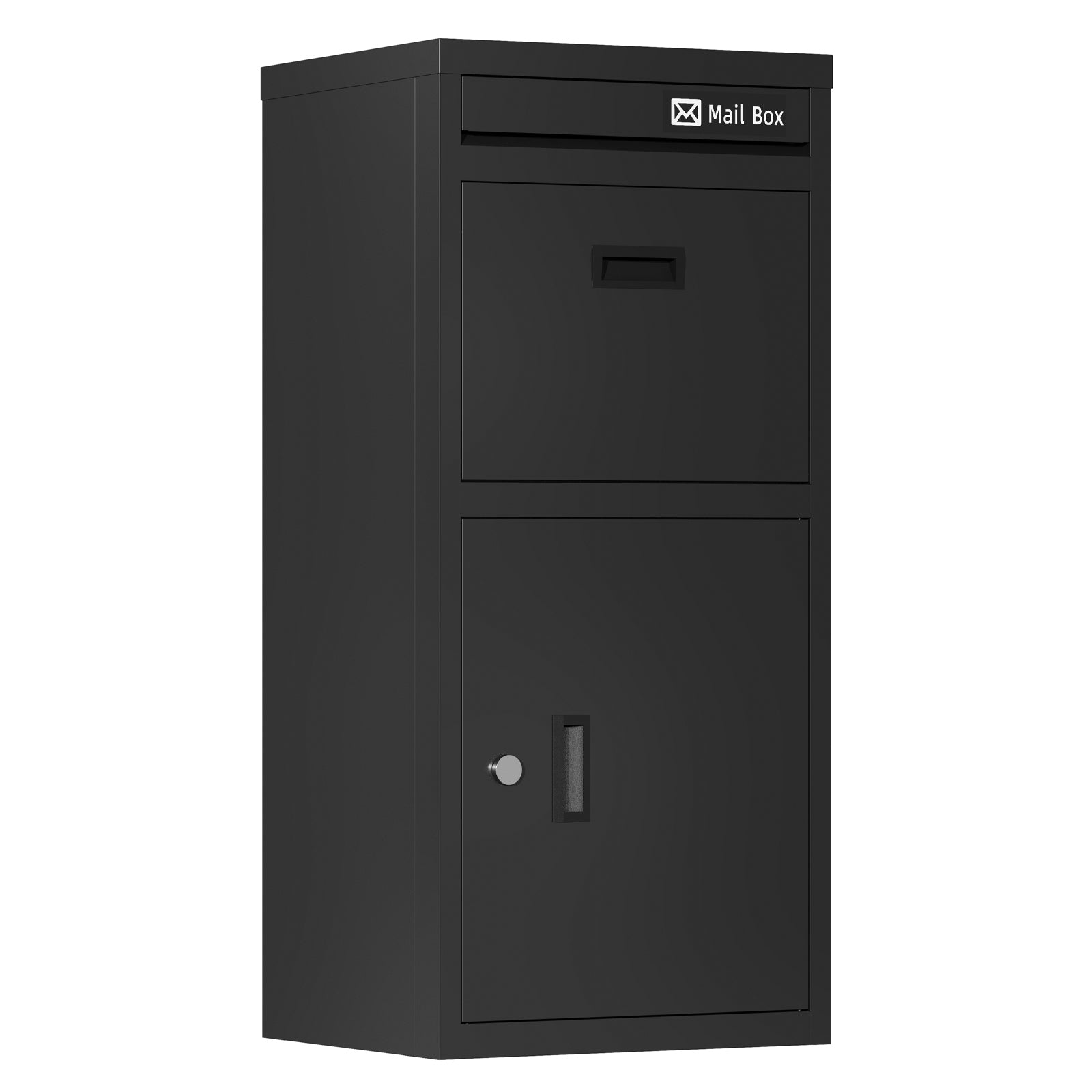 BIRCHTREE Lockable Metal Delivery Box Storage Post Box