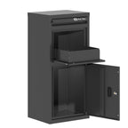 BIRCHTREE Lockable Metal Delivery Box Storage Post Box