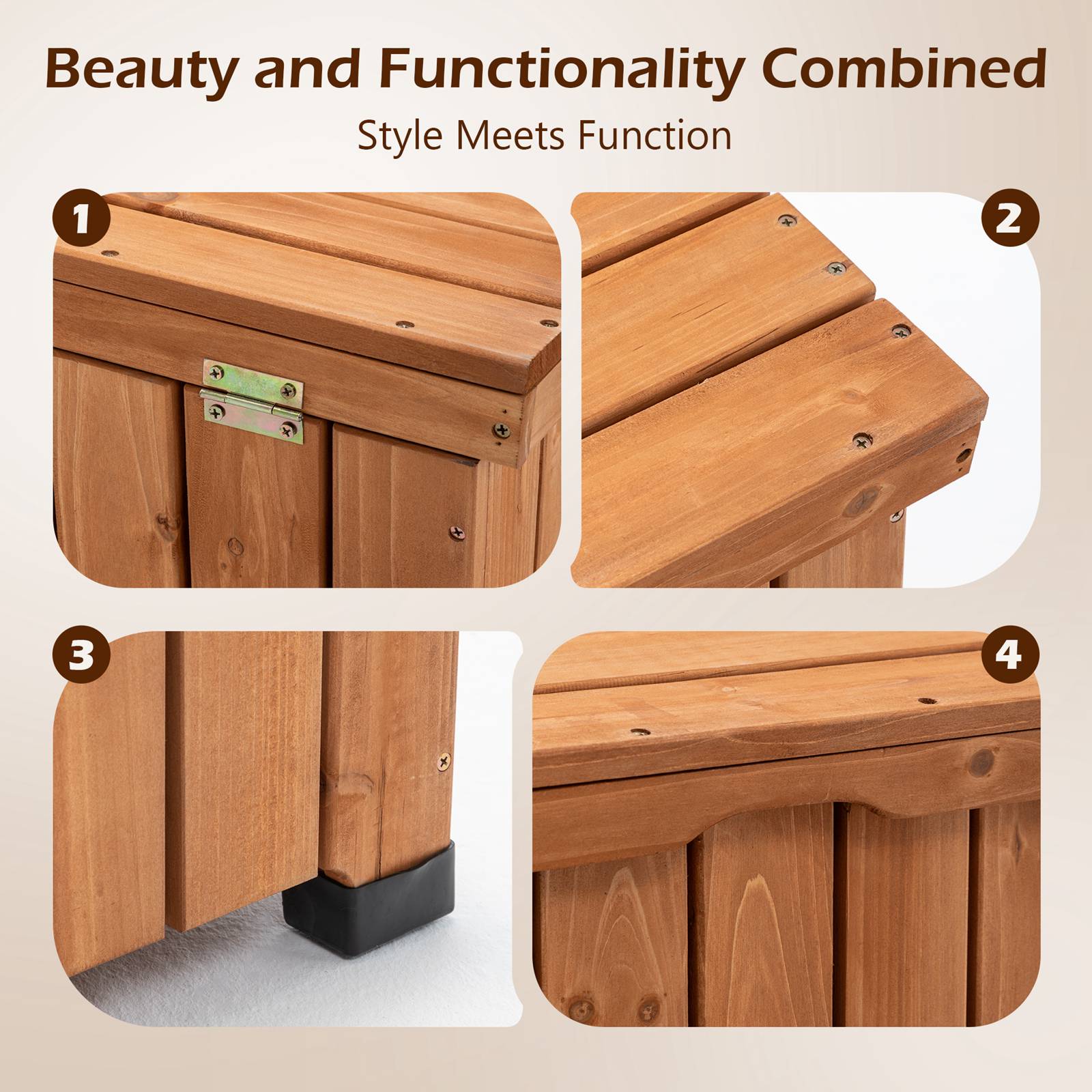 Birchtree 2-In-1 Parcel Box And Planter