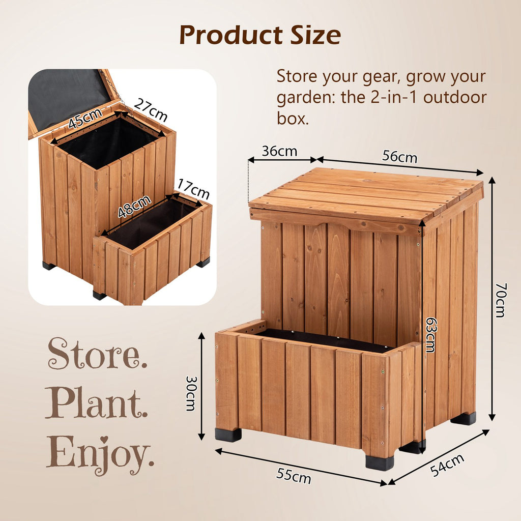 Birchtree 2-In-1 Parcel Box And Planter