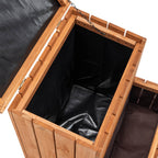 BIRCHTREE Parcel Delivery Box with Planter Wood
