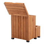 BIRCHTREE Parcel Delivery Box with Planter Wood