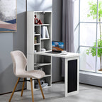 WestWood Computer Desk With Shelves Study Table Foldable