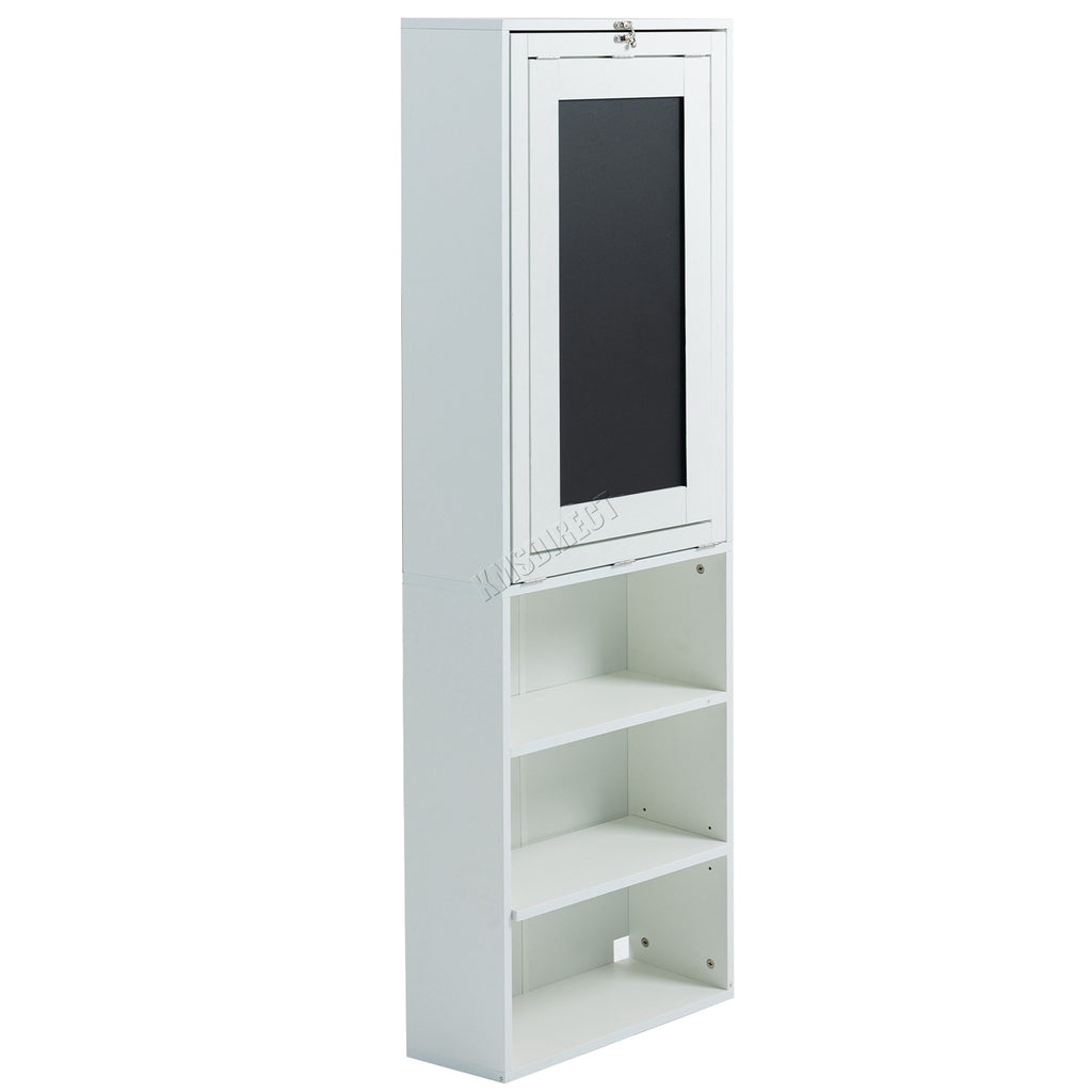 WestWood Computer Desk With Shelves Study Table Foldable