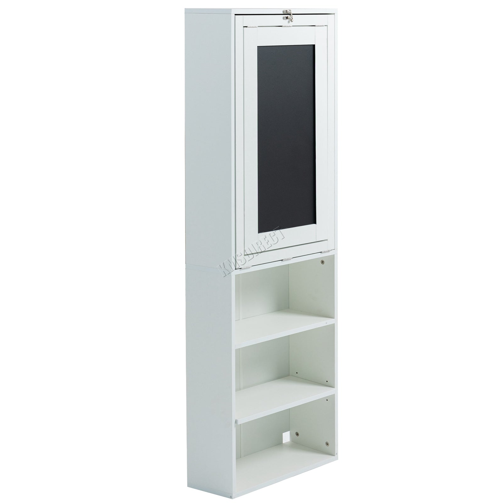 WestWood Computer Desk With Shelves Study Table Foldable