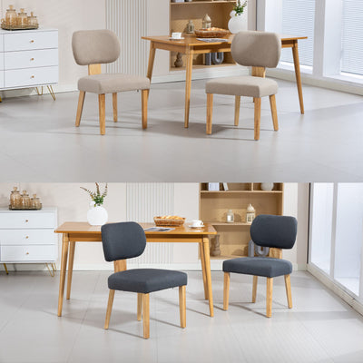 WestWood Set of 2 Fabric Dining Chair