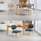 WestWood Set of 2 Fabric Dining Chair