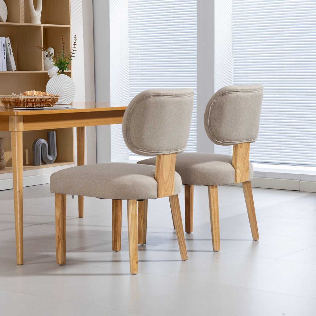 WestWood Set of 2 Fabric Dining Chair