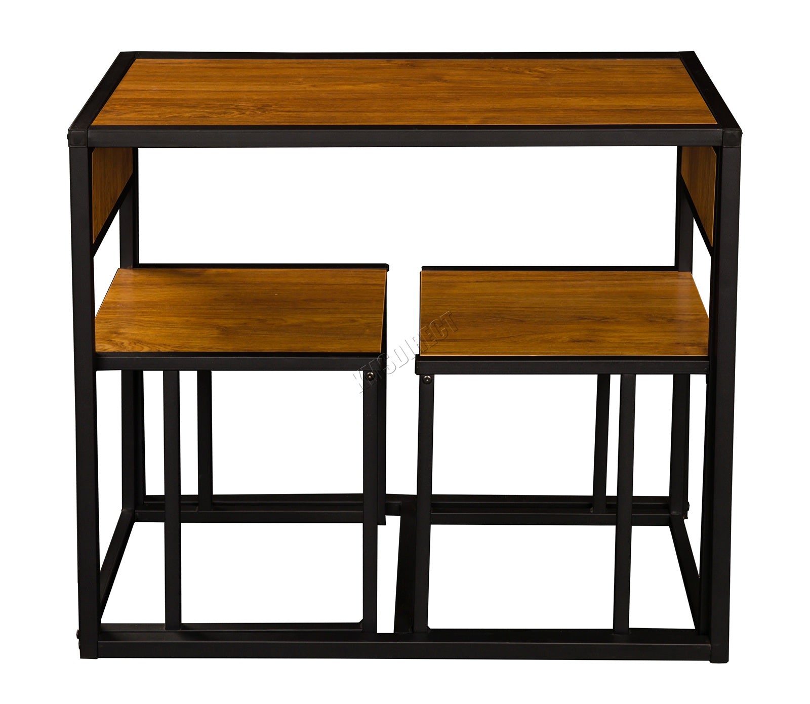 WestWood Dining Table and 2 Chairs Set WW-DS14 Walnut
