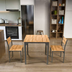 WestWood Dining Table 2 Chairs DS19 Natural