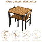 WestWood Dining Table 2 Chairs DS19 Natural