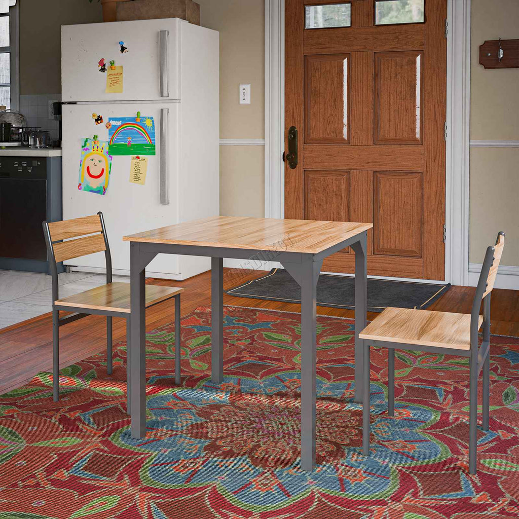 WestWood Dining Table 2 Chairs DS19 Natural
