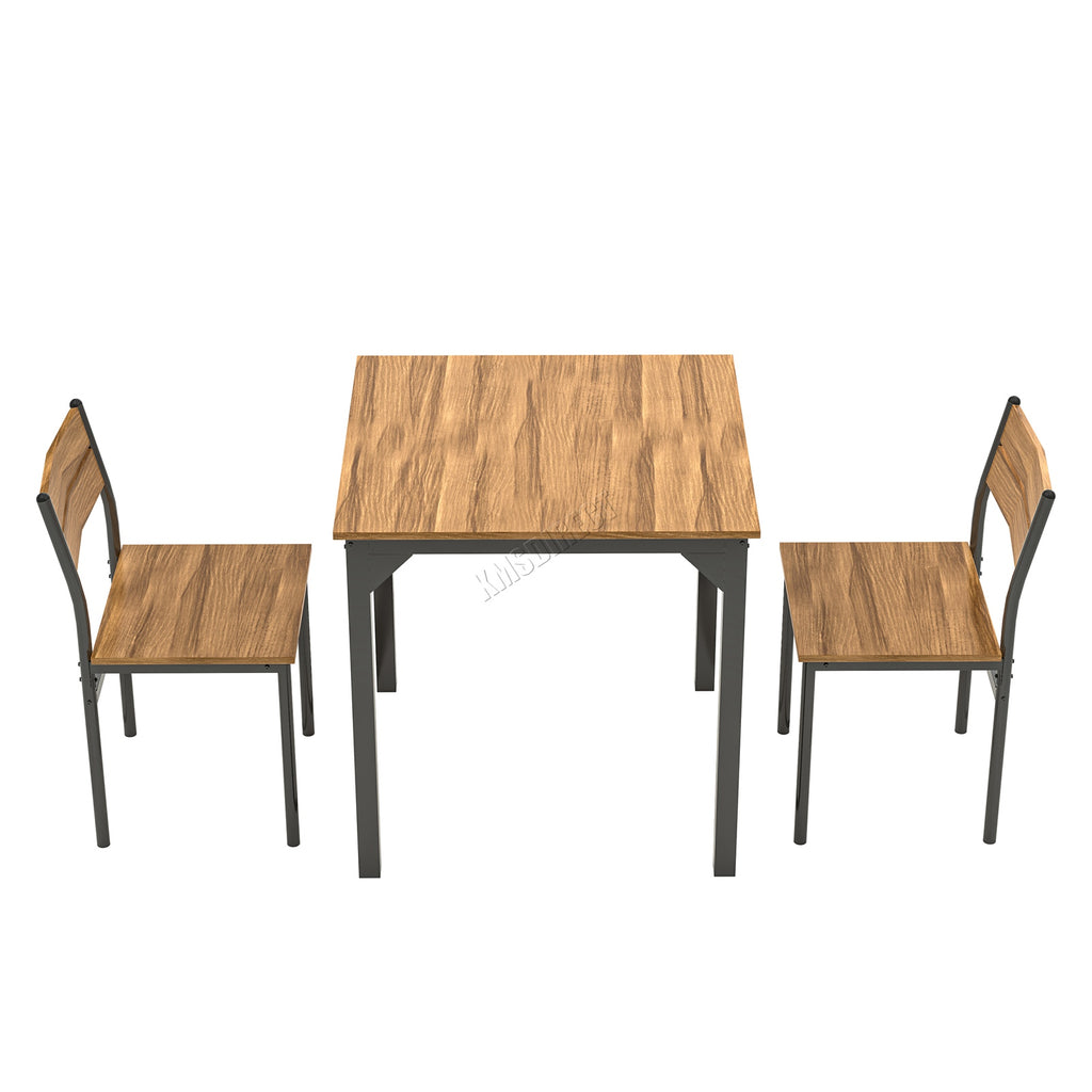 WestWood Dining Table 2 Chairs DS19 Natural